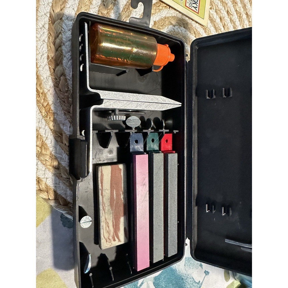 Lansky Standard Precision 3-Stone Knife Sharpening System LKC03 Made In USA